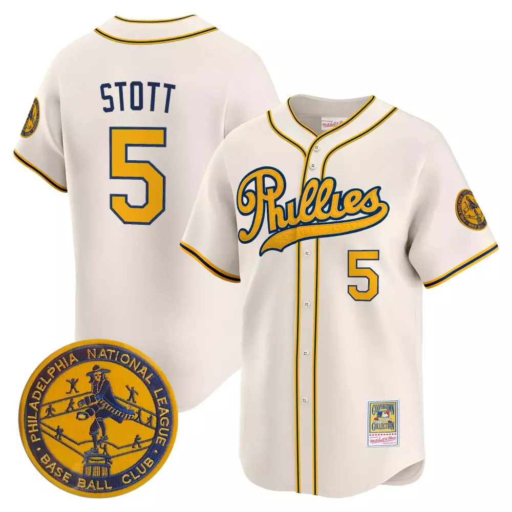 Mexican Heritage 5 Phillies Jersey White Men Yellow Navy Stitched Vapor