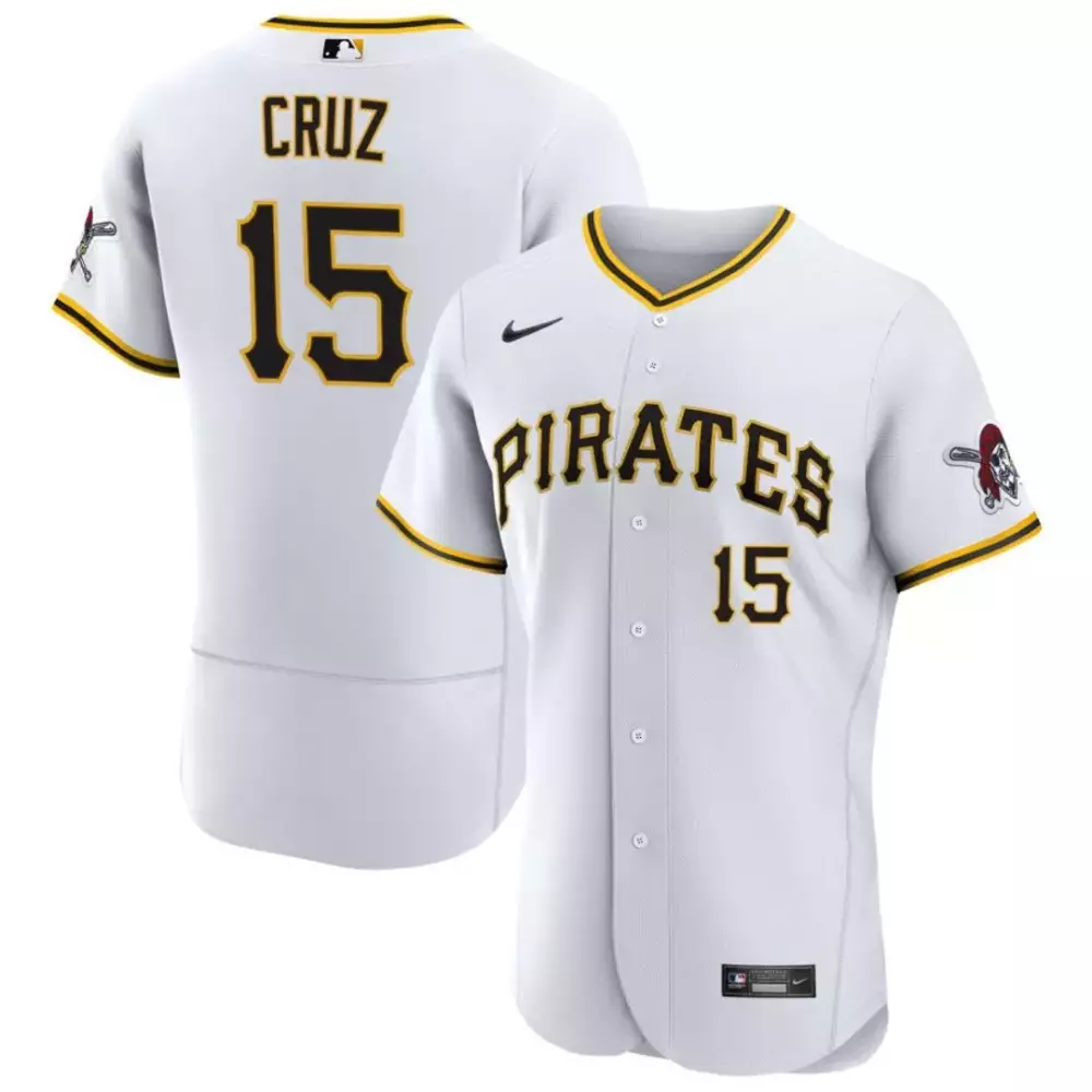 Oneil Cruz 15 Pirates Jersey White Men Black Gold All Stitched Vapor