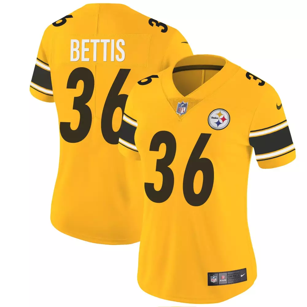 Jerome Bettis 36 Jersey Yellow Pittsburgh Steelers Men Jerseys Black Vapor Limited