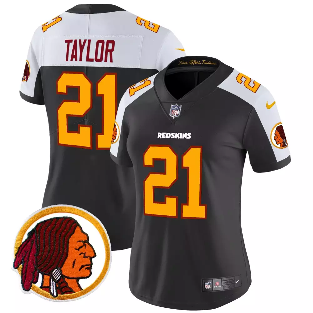 Sean Taylor 21 Redskins Jersey Dark Gray Washington Women Player Alternate White