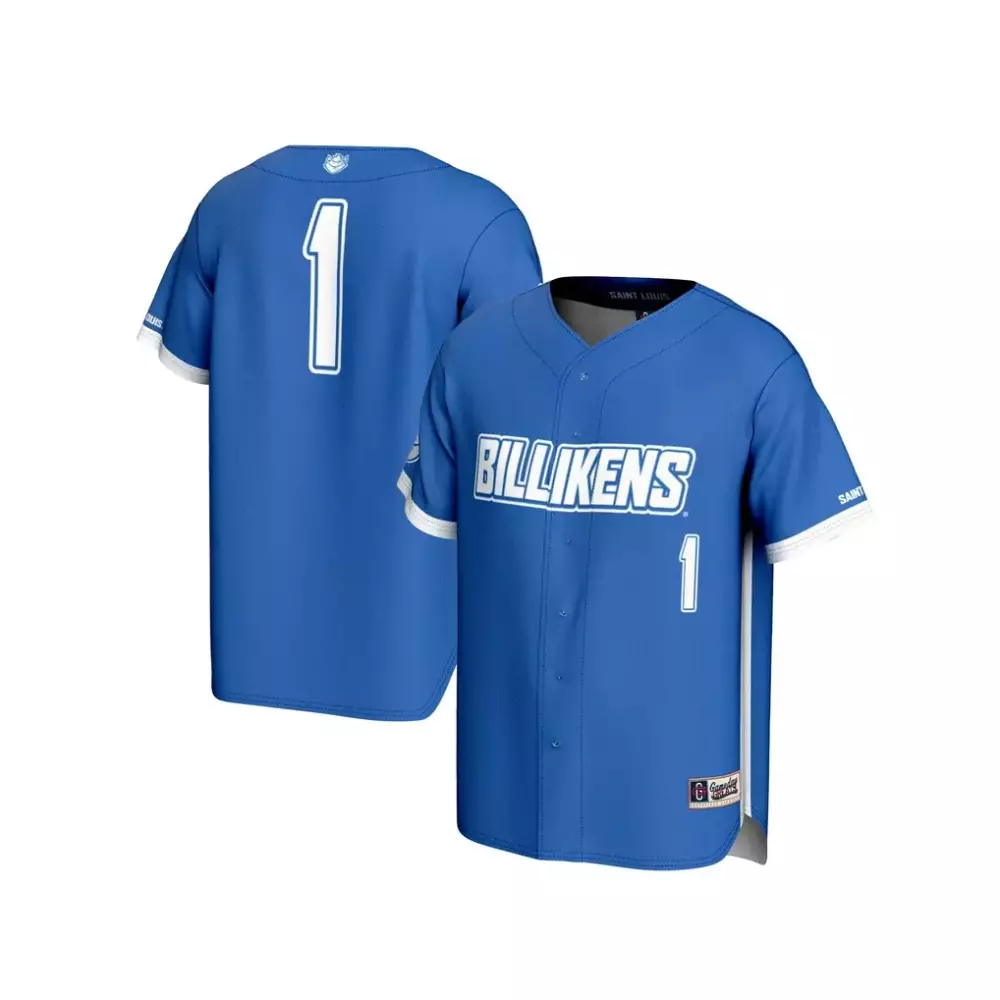 Saint Louis Billikens 1 Jersey Blue Guardians Galaxy Men White Gameday Unisex Fashion
