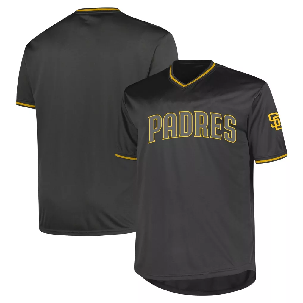 Custom San Diego Padres Jersey Dark Gray Men Yellow Fashion