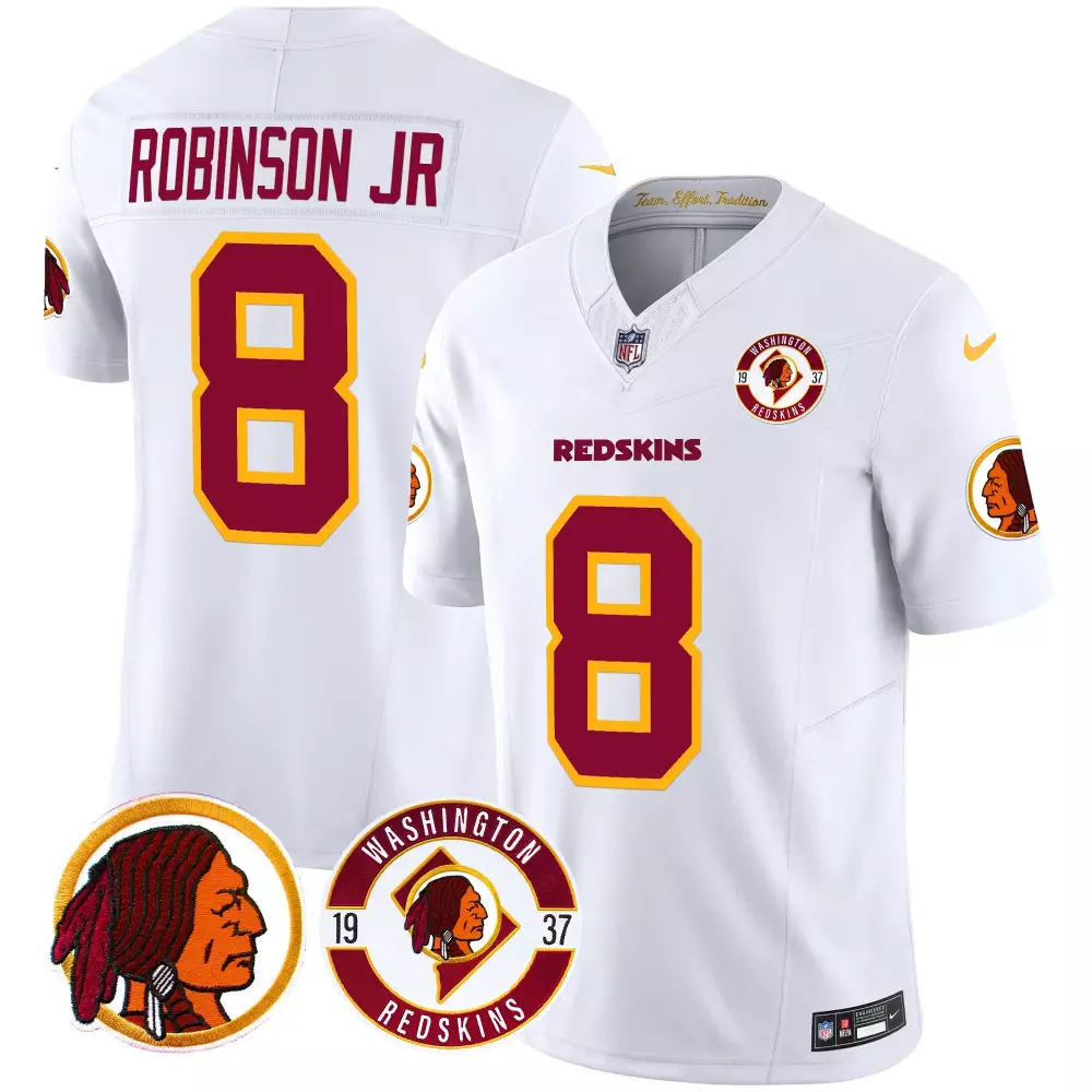 Robinson Jr. 8 Jersey White Washington Redskins Circular 2019 Men Alternate Maroon