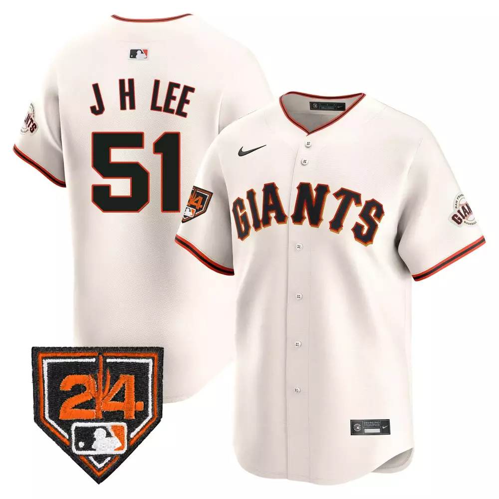 Jung Hoo 51 San Francisco Giants Jersey White Men Orange Black Vapor Premier Limited