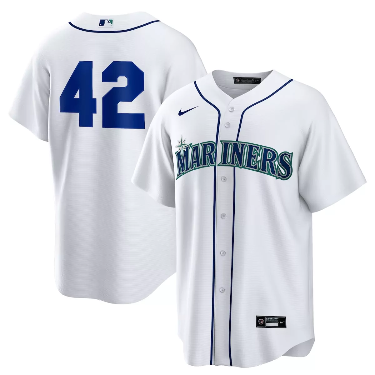 Julio Rodriguez 44 Mariners Jersey White City Connect Men Custom Design Navy Blue