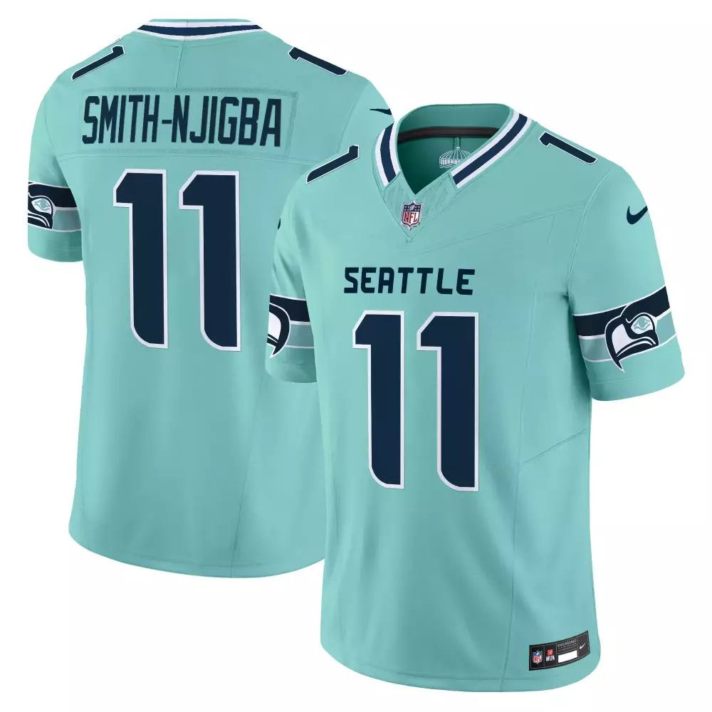 Jaxon Smith-njigba 11 Jersey Seafoam Green Seattle Seahawks Men Player Alternate
