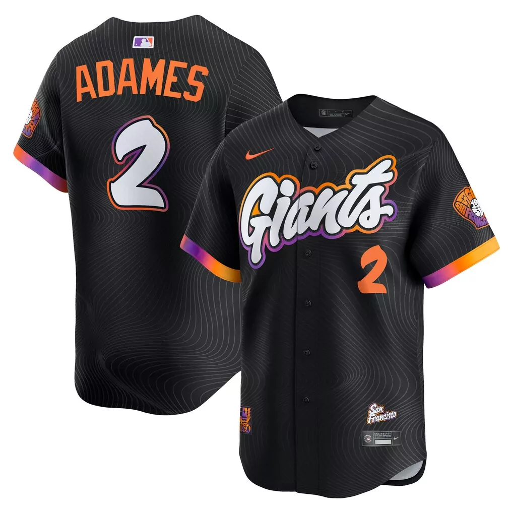 Willy Adames 2 Jersey Black City Connect San Francisco Giants 2023 Men Alternate