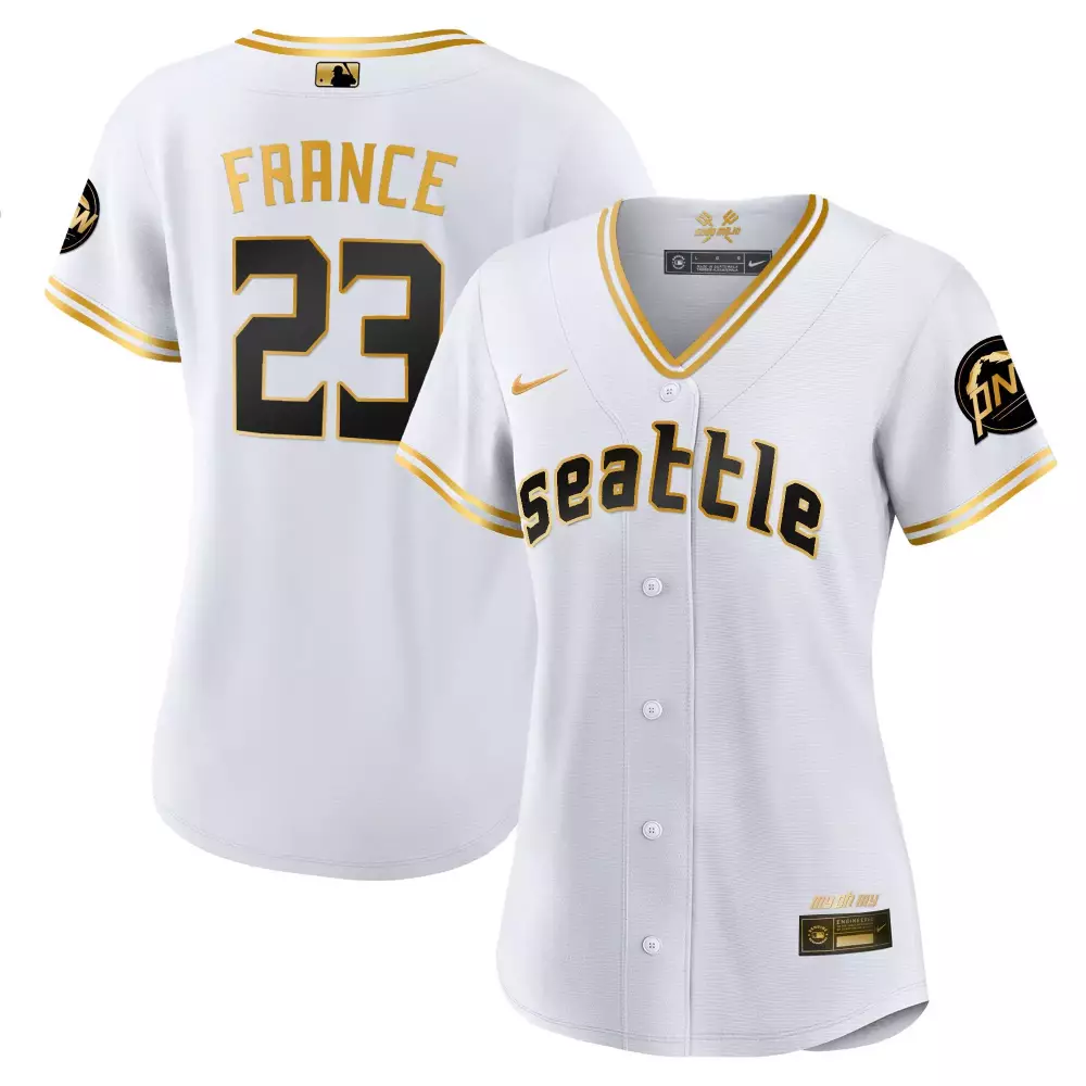 Ty France 23 Seattle Mariners Jersey White World Baseball Classic Team Mlbp Men Black