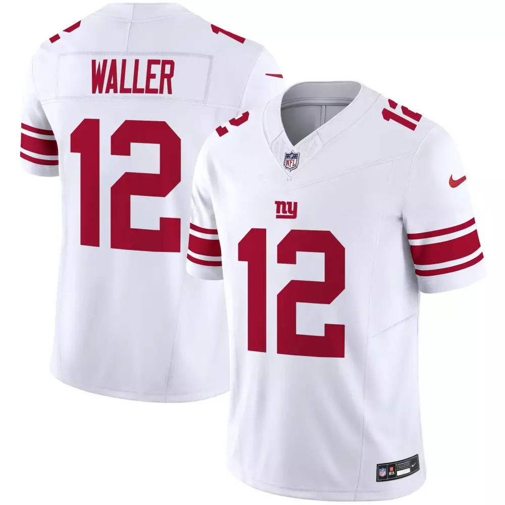Darren Waller 12 New York Giants Jersey White Men Game Red Vapor Limited All Stitched