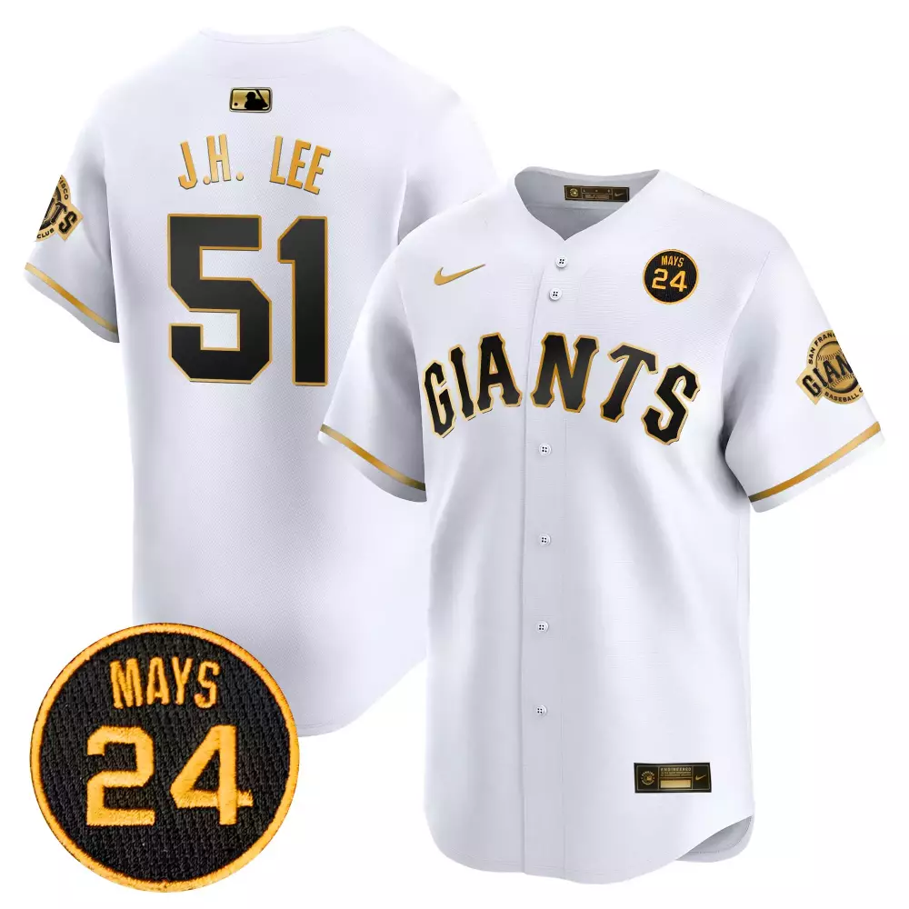 J.h. Lee 51 San Francisco Giants Jersey White City Connect Willie Mays 24 2023 Men