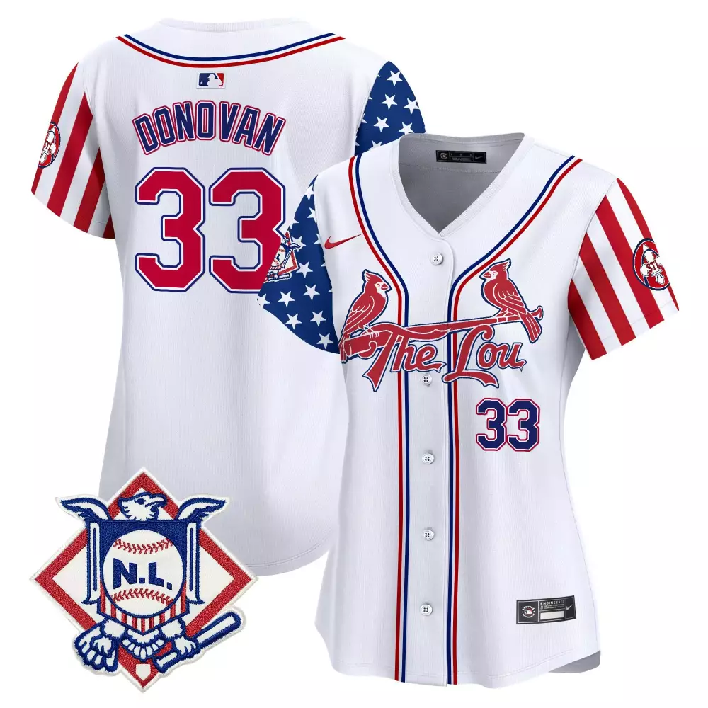 Brendan Donovan 33 Jersey White City Connect St. Louis Cardinals Nl Women Split Custom Design
