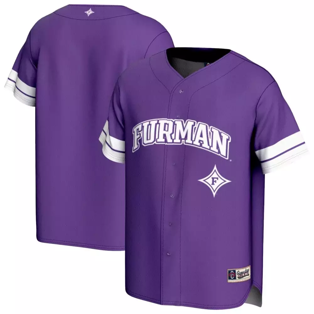 Furman Paladins Jersey Purple Gameday White Unisex
