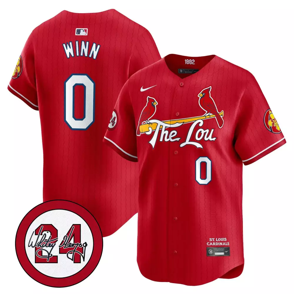 Masyn Winn St. Louis Cardinals Jersey Red Men White Blue Vapor Premier Limited All