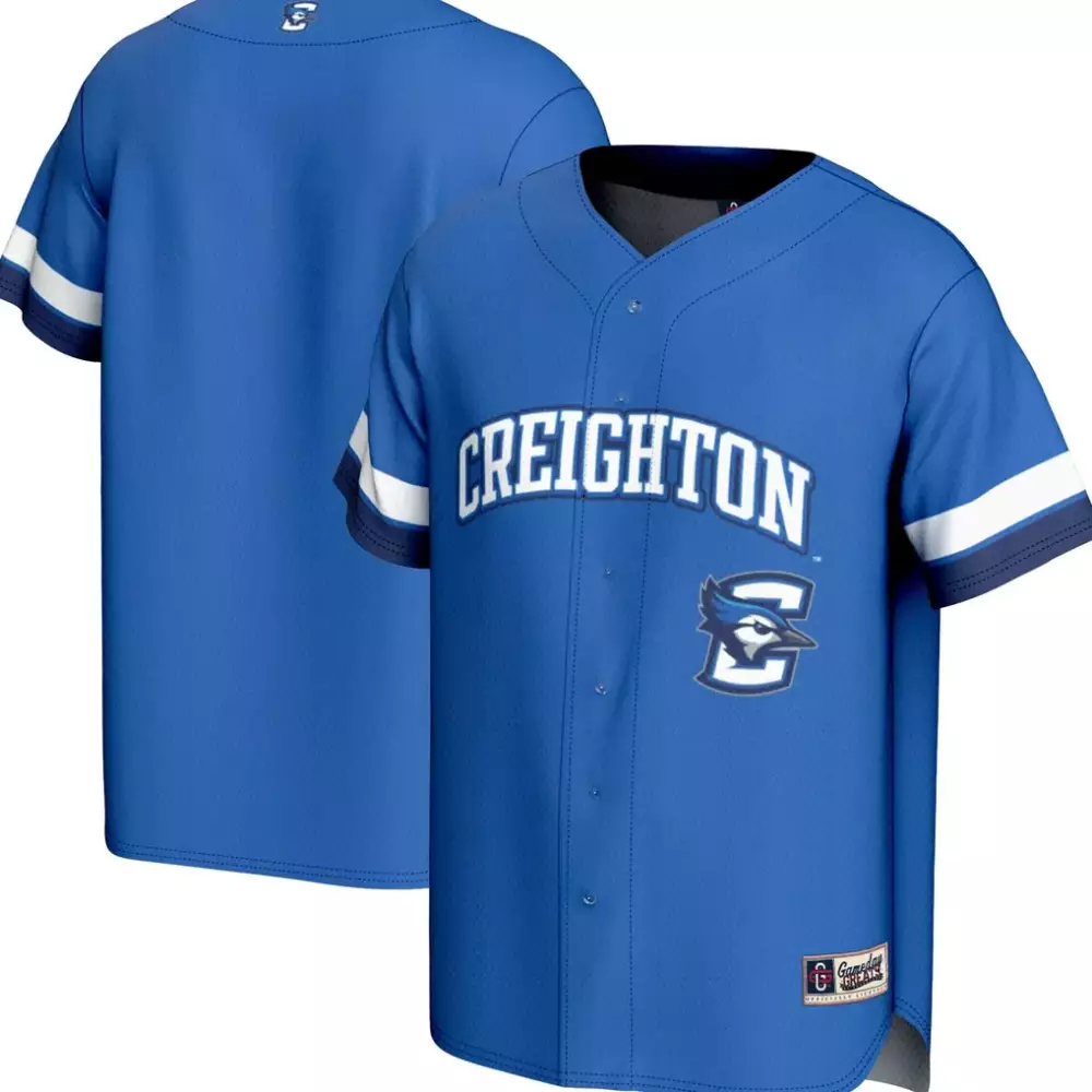 Creighton Jersey Blue White Dark Gameday