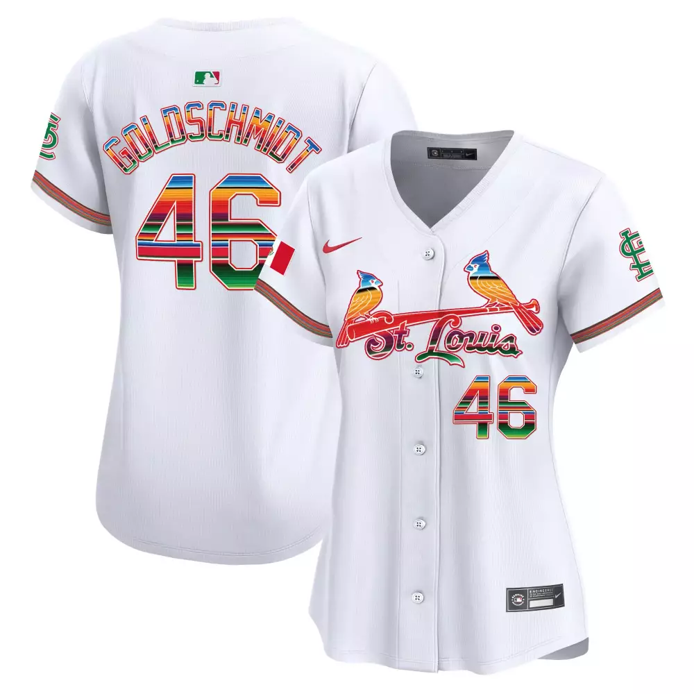 Paul Goldschmidt 46 Jersey White City Connect St. Louis Cardinals Men Split Custom Design