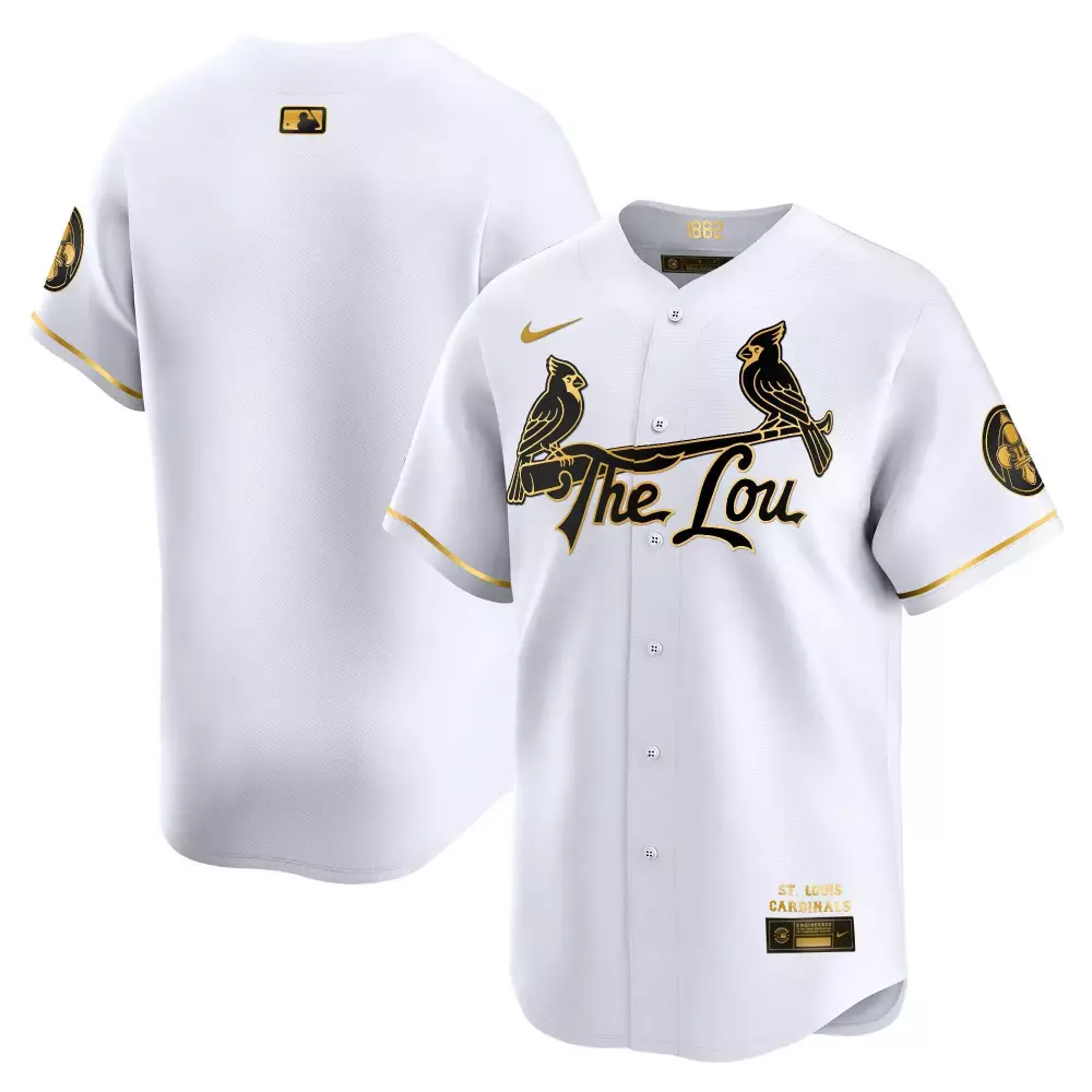 Custom St. Louis Cardinals 88 Jersey White City Connect Authentic Collection Men