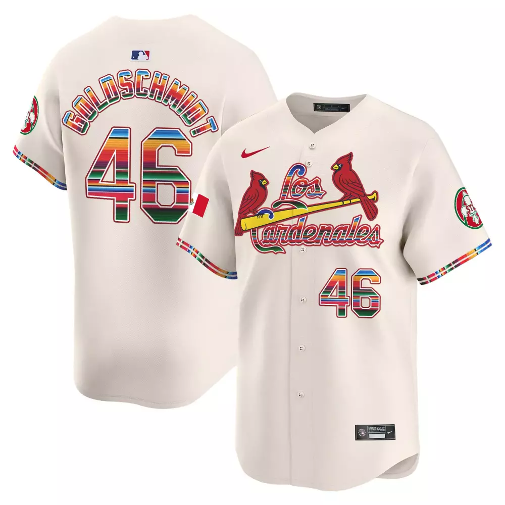 Paul Goldschmidt 46 Jersey Cream Los Cardenales St. Louis Cardinals Men Alternate