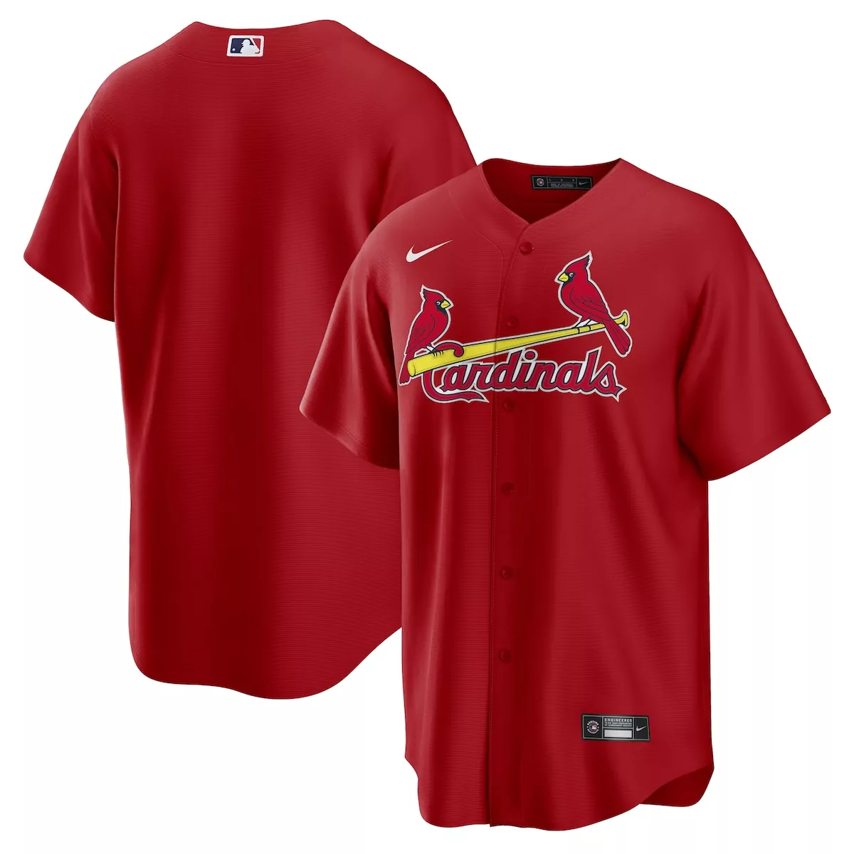 St. Louis Cardinals Jersey Red Men White Yellow Alternate