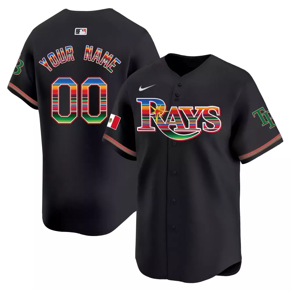 Custom Rays Jersey Black Red Green White Yellow Blue Vapor Premier Limited All Stitched