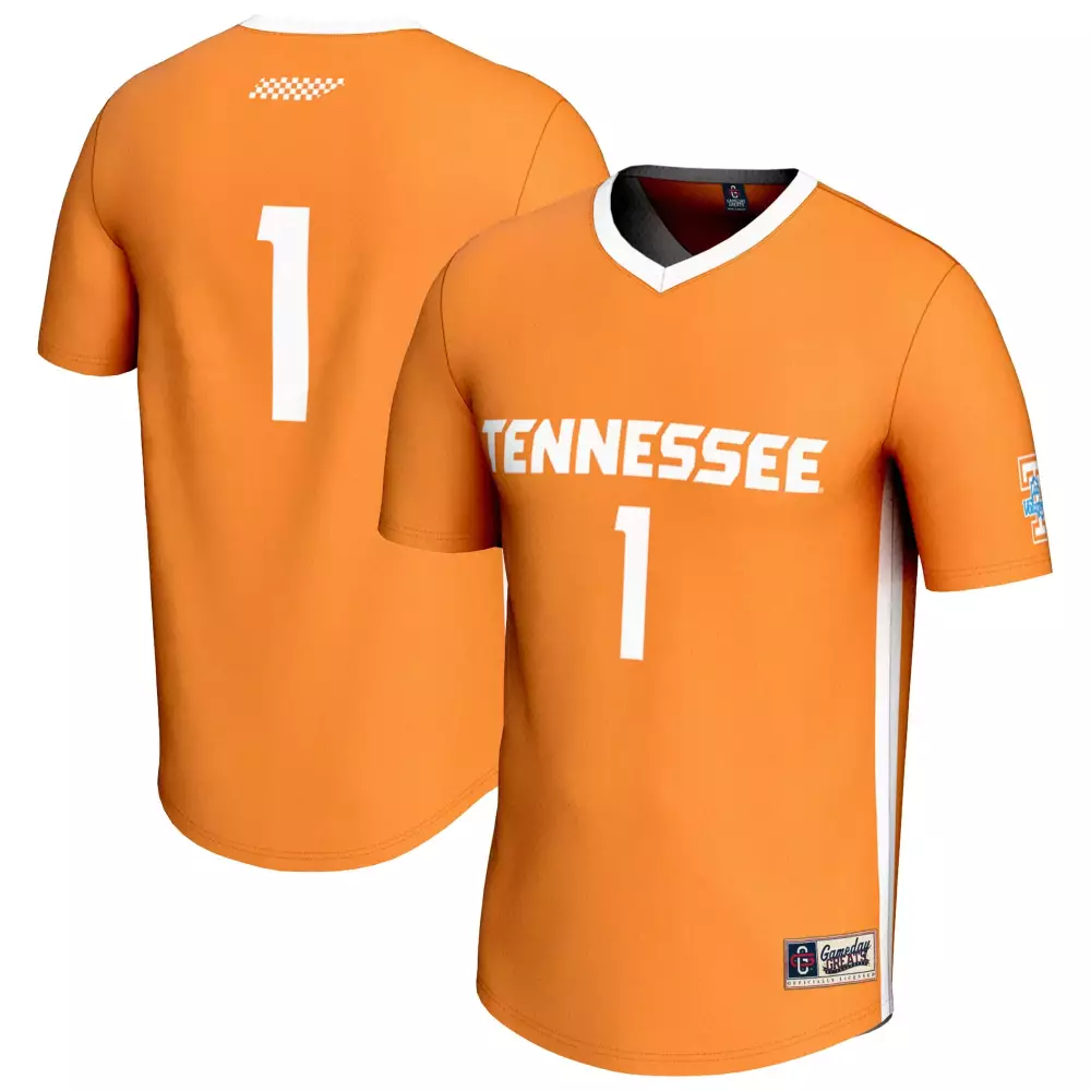 Tennessee Volunteers 1 Jersey Orange Gameday Threads Player White Gray All Stitched
