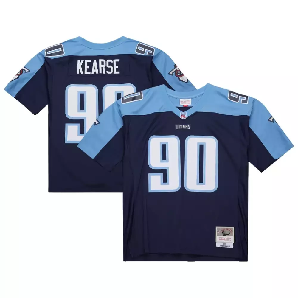 Dante Kearse 90 Titans Jersey Navy Men NFL Light Blue Legacy Replica