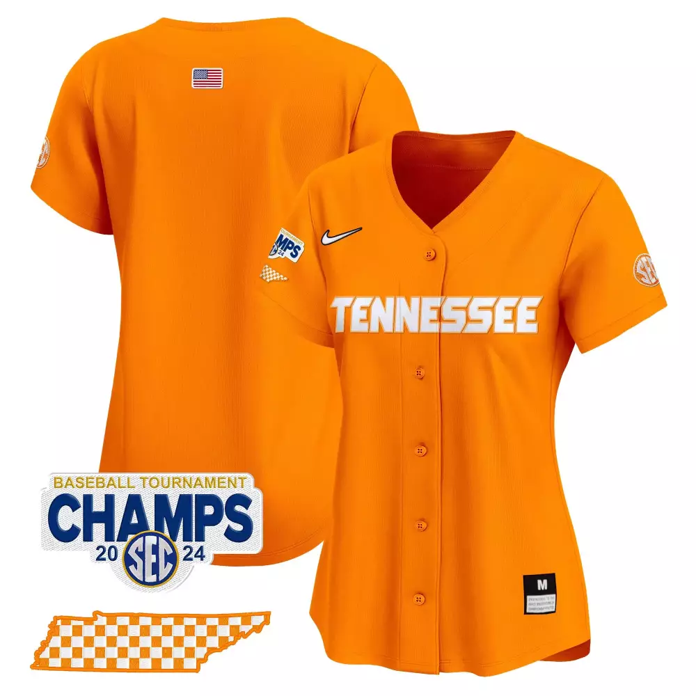 Tennessee Volunteers Jersey Orange SEC Tournament Champions Mps 24 Championship 2024