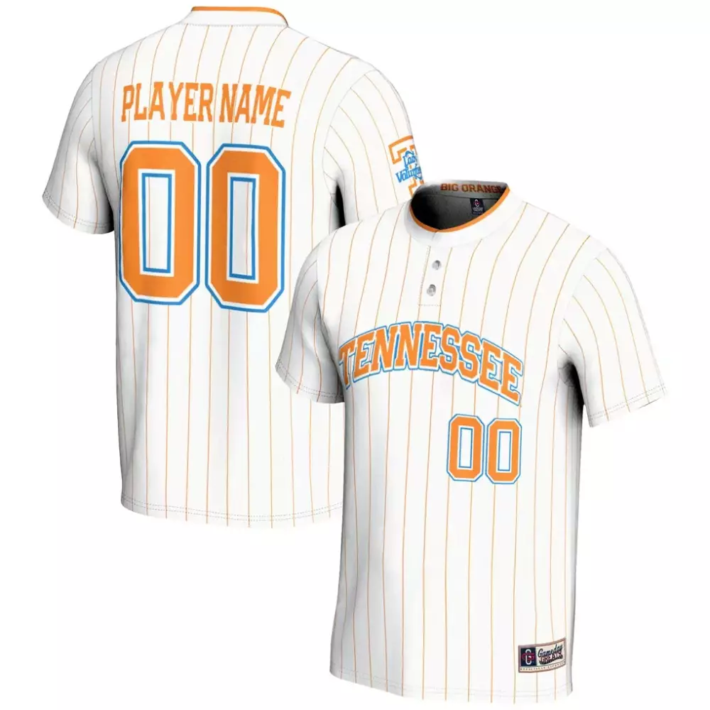 Tennessee Jersey White Men Orange Blue Gameday