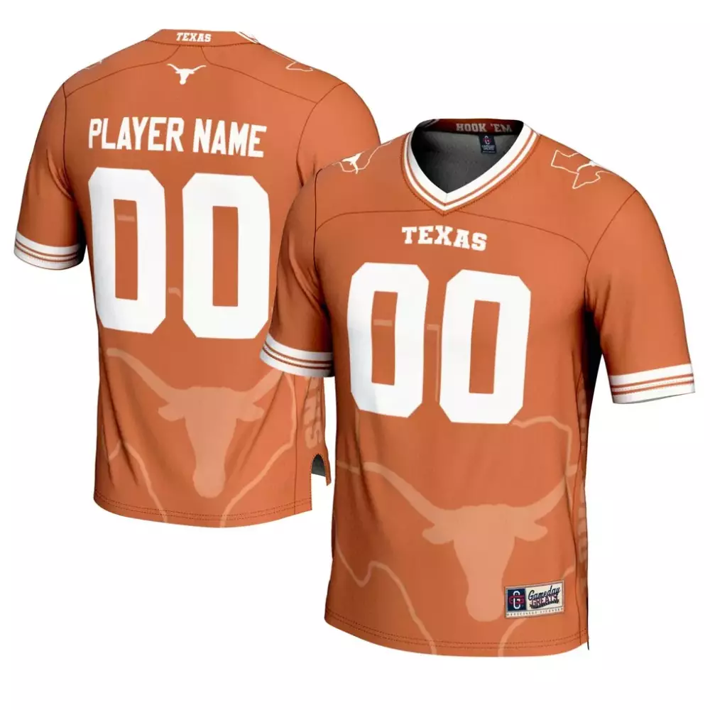 Texas Jersey Orange White Gameday Icon