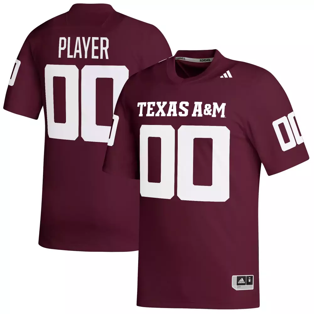 Custom Texas A&m Jersey Maroon White All Stitched Vapor