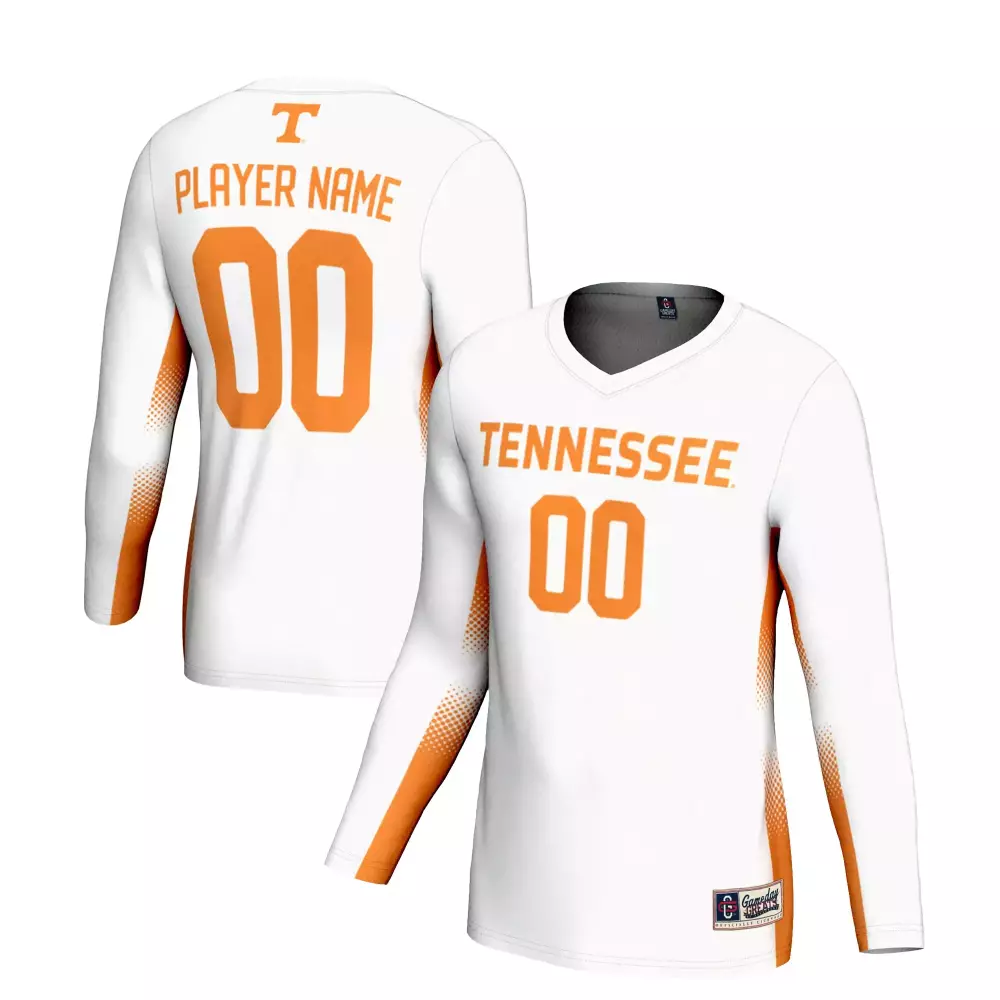 Tennessee Jersey White Men Orange Custom All Stitched Vapor
