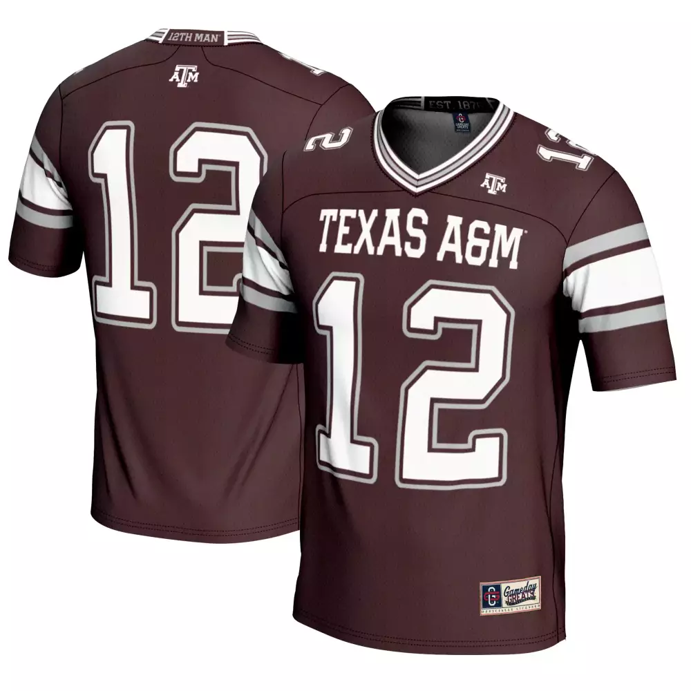 M Aggies 12 Texas A&m Jersey Maroon Gameday Greats Men White Gray All Stitched Vapor