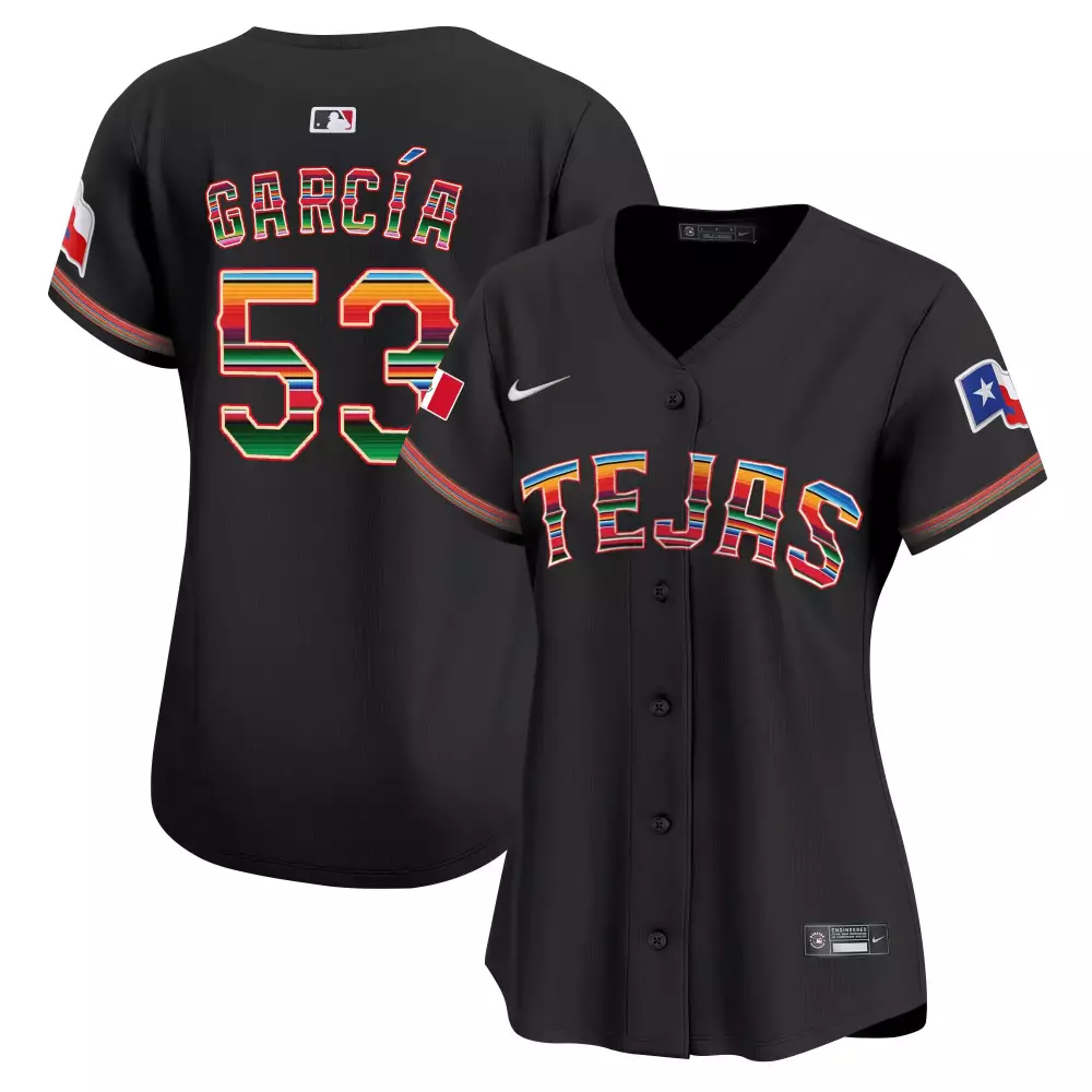 Adolis Garcia 53 Texas Rangers Jersey Black City Connect Men Alternate Custom Design