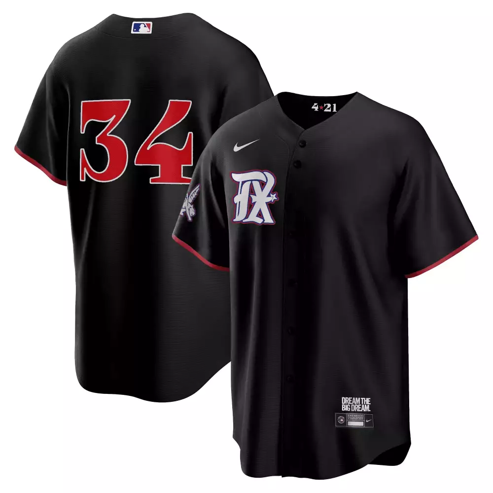Nolan Ryan 34 Chicago Cubs Jersey Black City Connect Dream Big Men Red White Cool