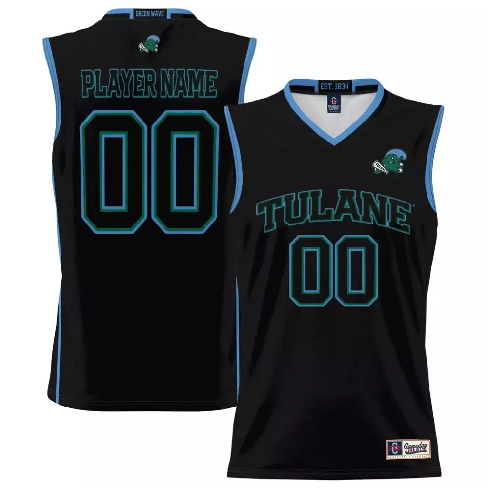 Tulane Jersey Black Blue Green Gameday