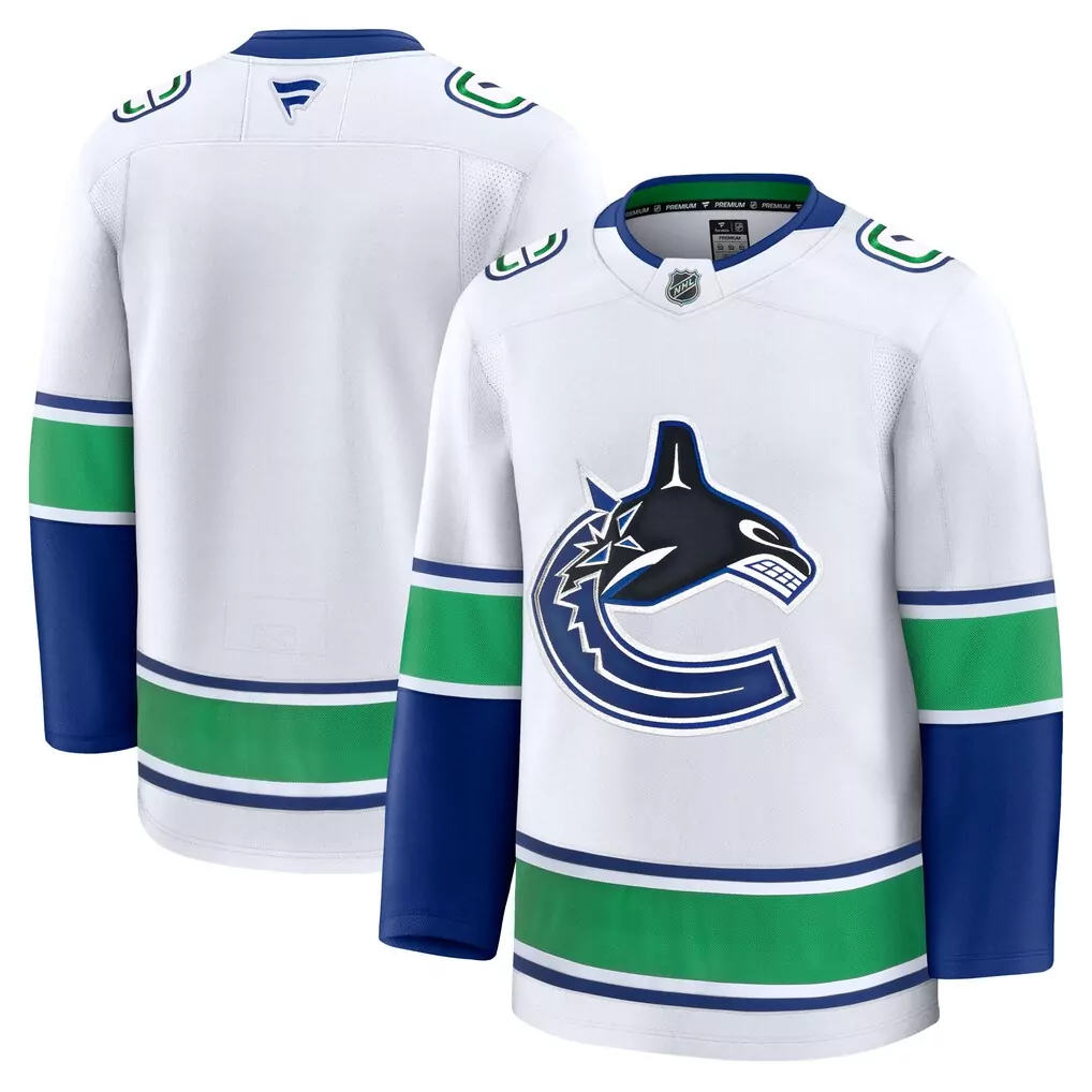 Pettersson 40 Vancouver Canucks Jersey White Men Replica Blue Green Away Pettersson 40 Vancouver Canucks Jersey White Men Replica Blue Green Away