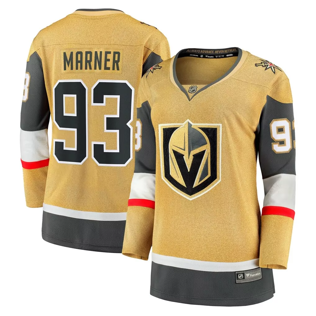 Mitch Marner 93 Jersey Gold Vegas Golden Knights Women NHL Black White Red Gray Home