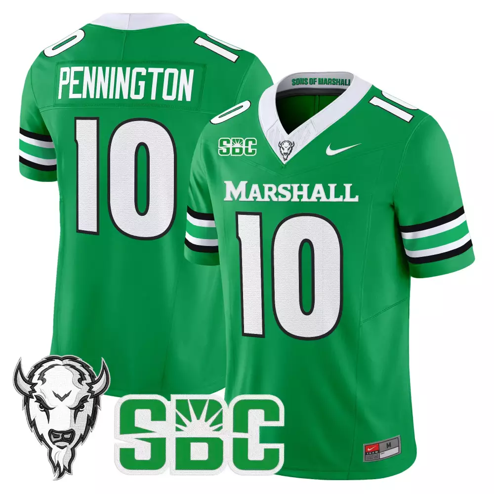 Naji Marshall 10 Jersey Green Sons Sbc Men White Black Vapor Stitched