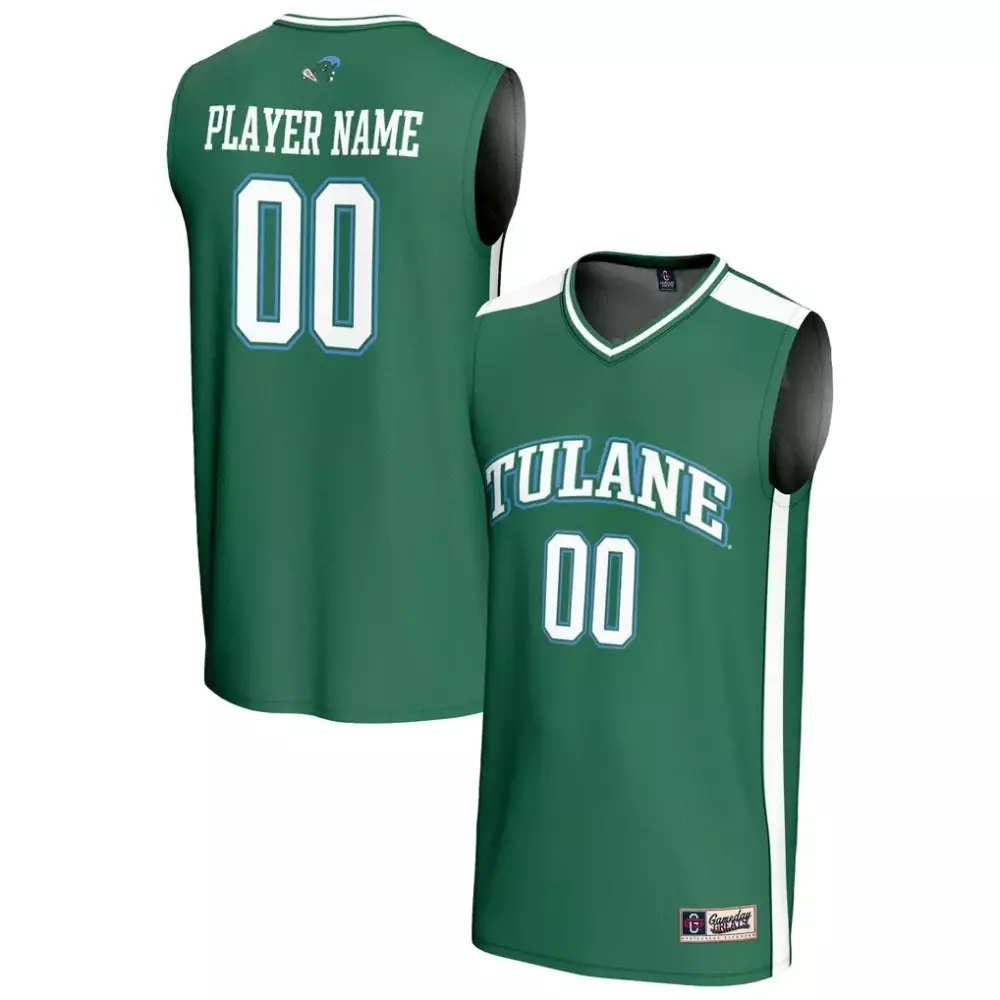 Tulane Jersey Green White Light Blue Gameday Unisex Fashion
