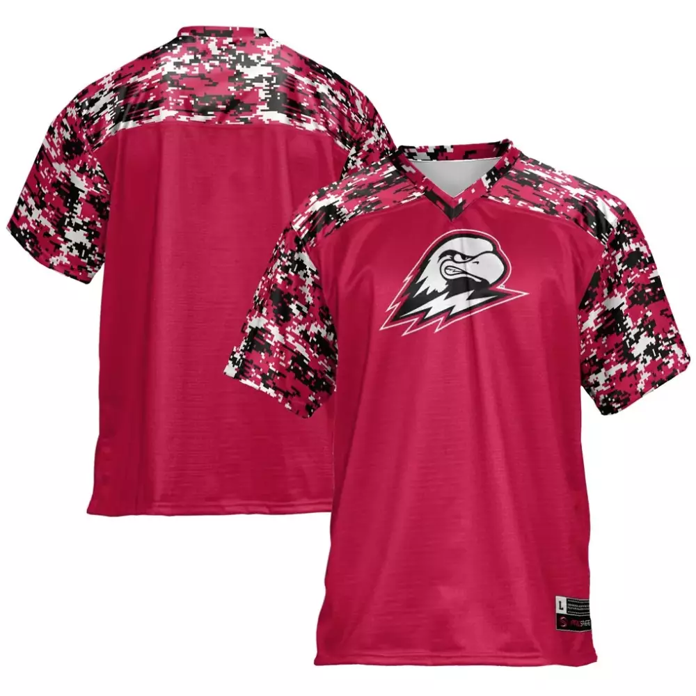 Custom Jersey Red Black White Pink Gameday