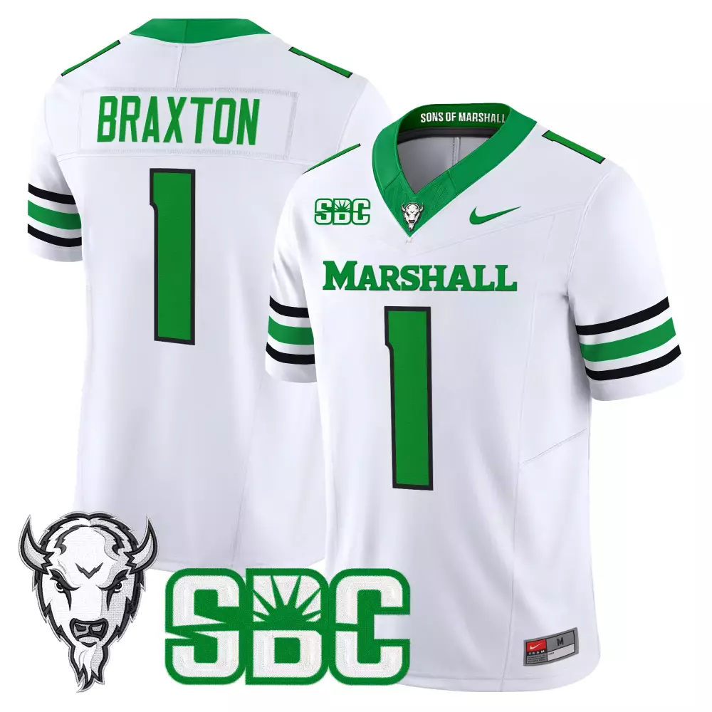 Naji Marshall 1 Jersey White Sons Of Sbc Men Green Black Stitched Vapor