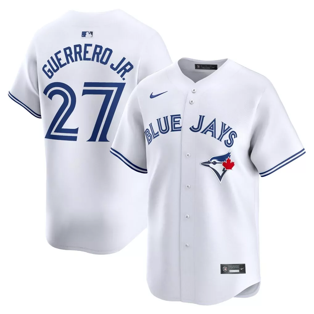 Vladimir Guerrero Jr. 27 Jersey White Blue Jays Men Home Limited