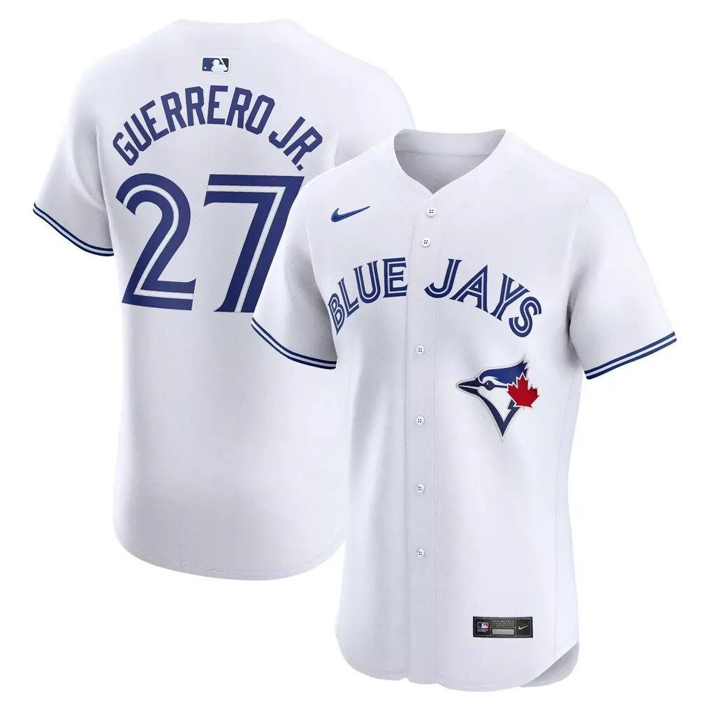 Vladimir Guerrero Jr. 27 Jersey White Toronto Blue Jays Men Home Elite