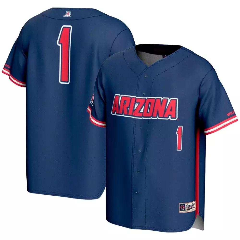 Unspecified 1 Arizona Wildcats Jersey Navy Men Red White Gameday Fashion