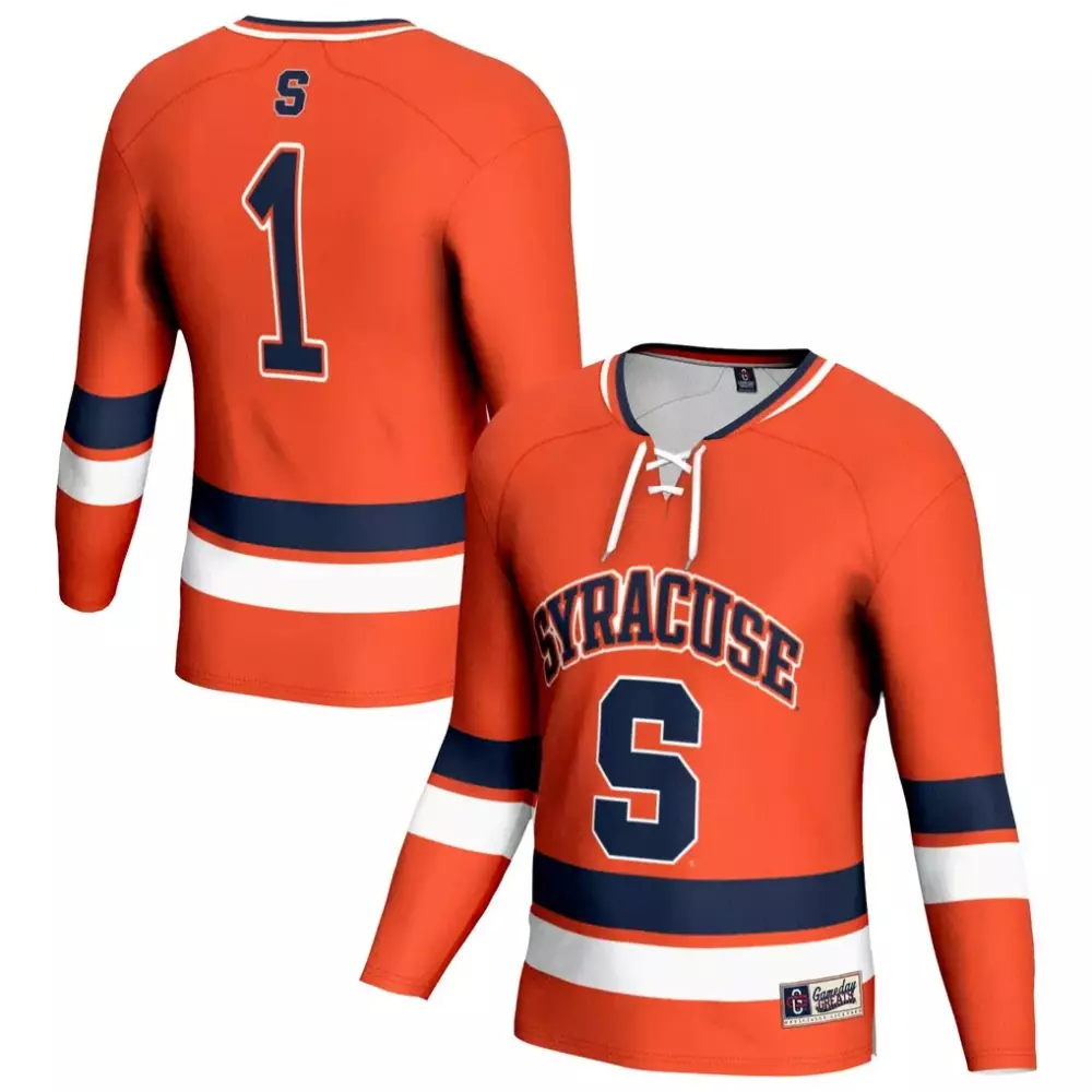 Syracuse 1 Jersey Orange Gameday Navy White Unisex Fashion