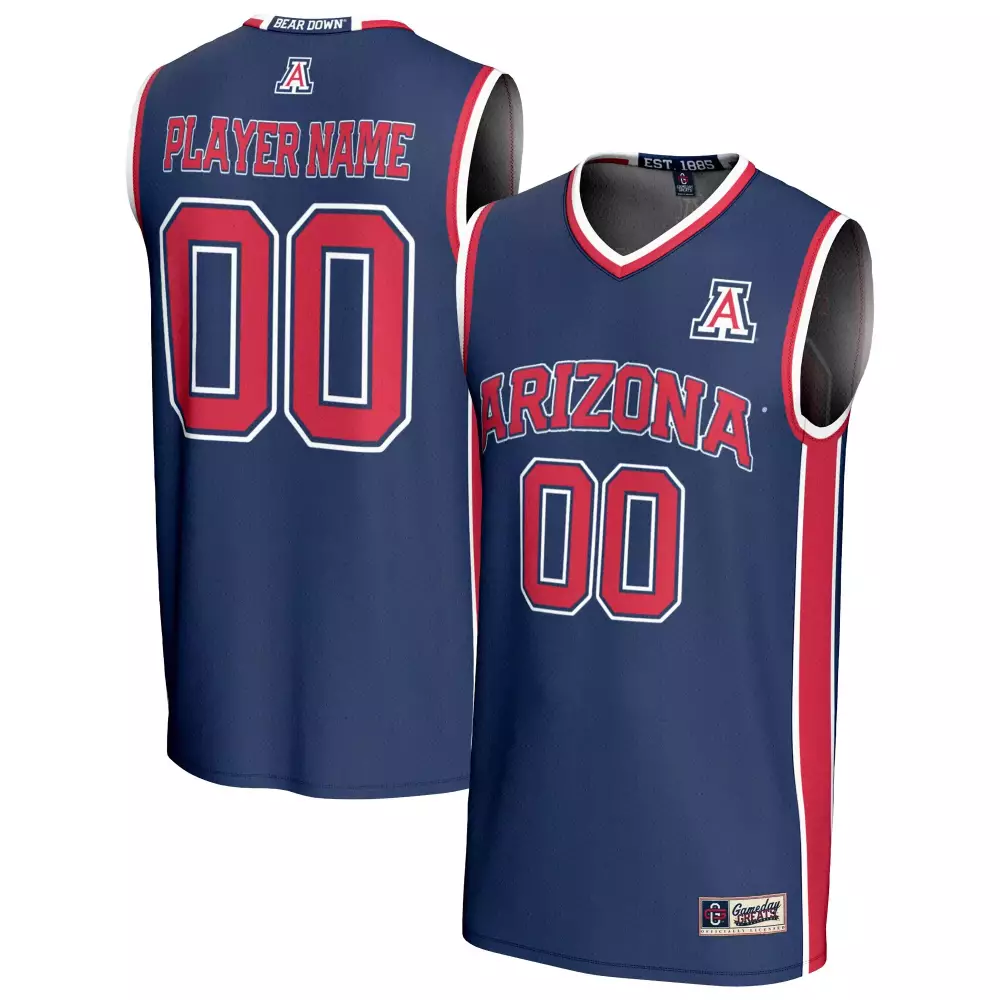 Arizona Wildcats Jersey Navy Blue Men Red White Custom All Stitched Vapor