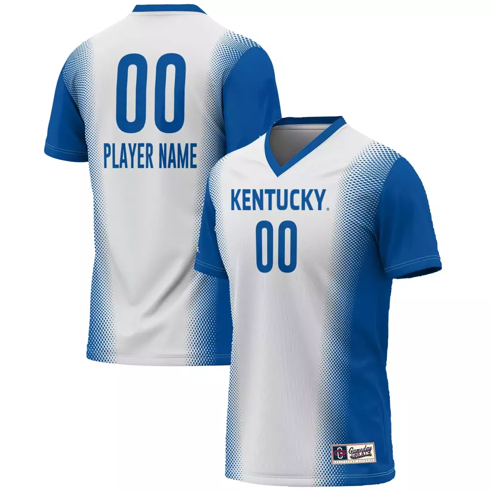 Kentucky Jersey Blue Men White All Stitched Vapor