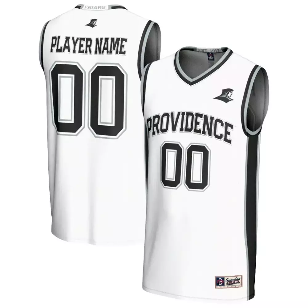 Providence Friars Jersey White Men Black Gray Gameday Fashion