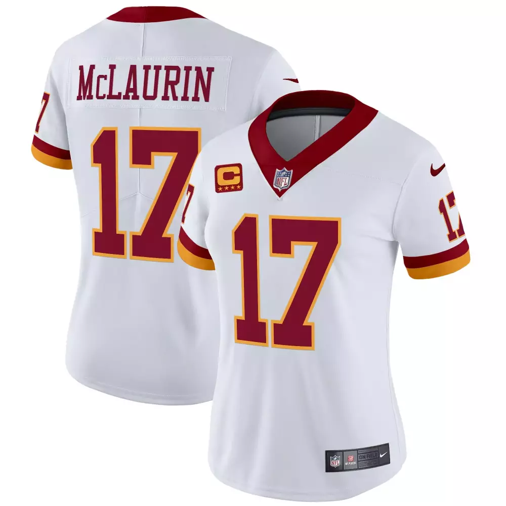 Terry Mclaurin 17 Jersey White Washington Commanders Women Standard Alternate Burgundy