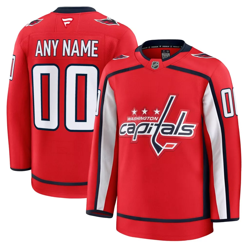 Washington Capitals Jersey Red Men White Navy Blue Home Custom