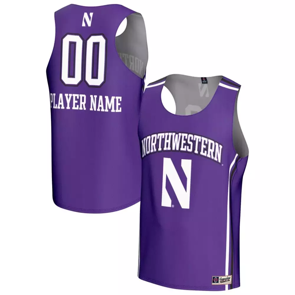 Northwestern Wildcats Jersey Purple Men White Black Gameday Unisex Fashion
